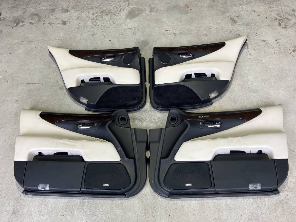 レクサスLS600h UVF45★純正ドアトリム内張り前後左右1台分セット!!★部品取り車有LEXUS UVF46 USF40 USF45 USF41 USF46 LS460
