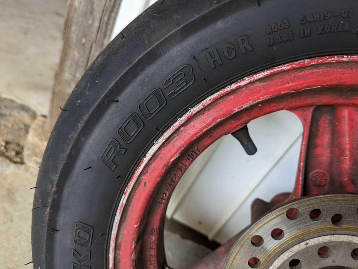 NSR50 ホンダNSR50⁄80用フロント•リヤホイールセット バイク 12x2.75