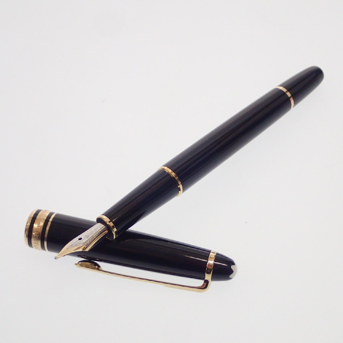 極美品◇モンブラン 万年筆 マイスターシュテュック ペン先14K Au585