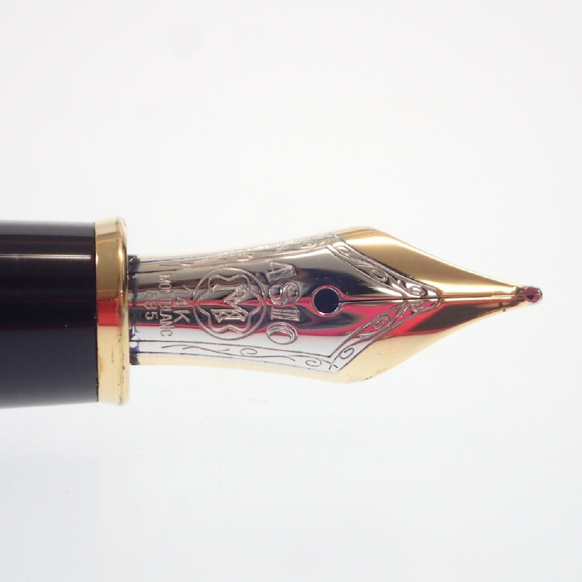 極美品◇モンブラン 万年筆 マイスターシュテュック ペン先14K Au585