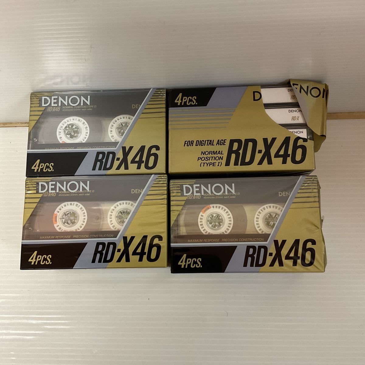 Ka2211 未使用 未開封 DENON デノン カセットテープ RD-X46 計16本