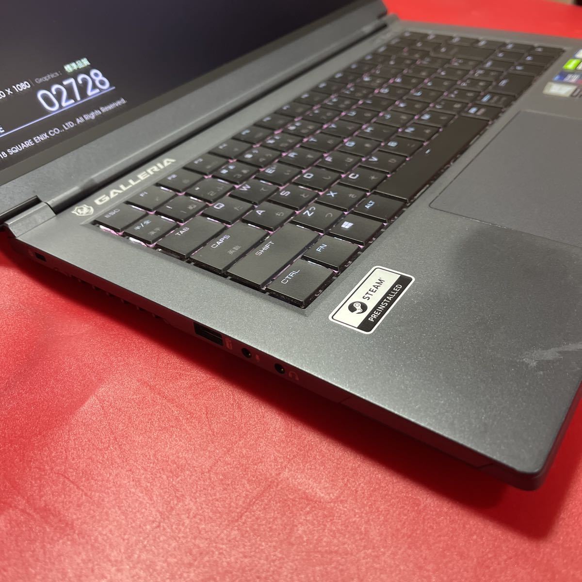 ジャンク GeForce RTX2070搭載 ドスパラ GALLERIA GCR2070RGF-QCG Core 