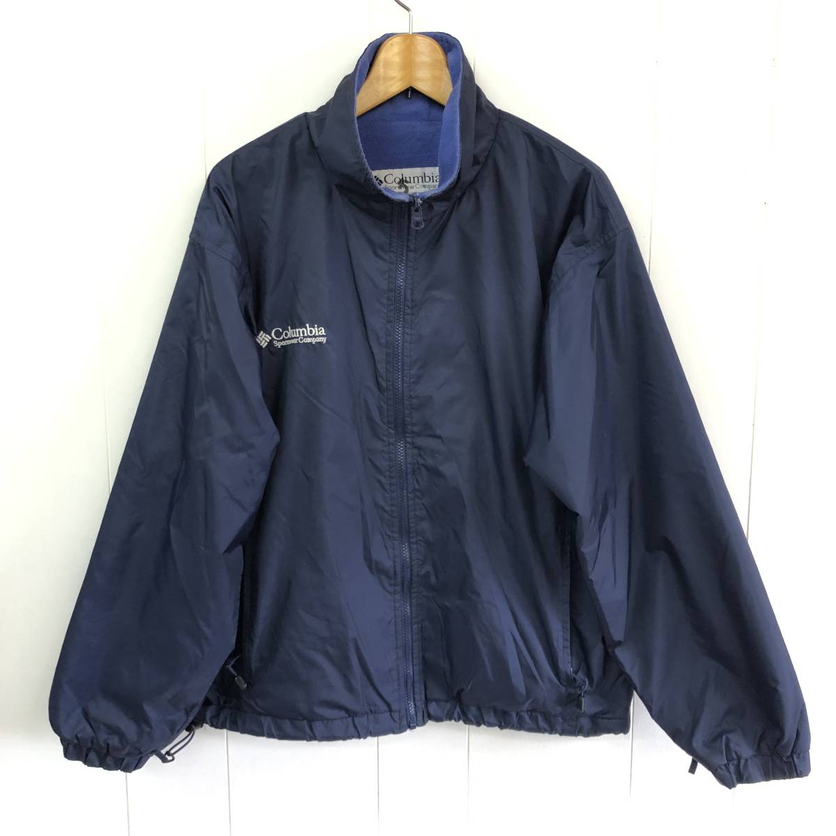 Columbia ナイロンジャケット フリース ネイビー womens L コロンビア 