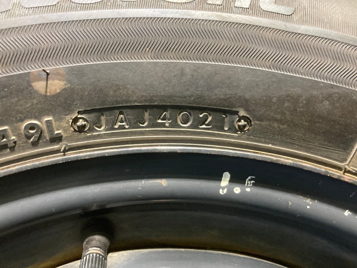 ◇ バリ溝 ホンダ 純正 スチールホイール スタッドレスタイヤ 15インチ  