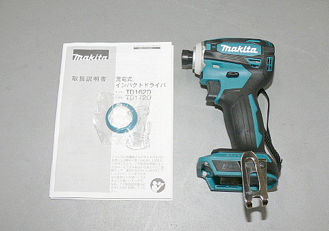 マキタ　充電式 インパクトドライバ TD172D 本体 ブルー（青）未使用品格安（130） マキタ TD172D 充電式インパクトドライバ 動作品Makita 充電式インパクトドライバ送料無料 コードレスインパクト