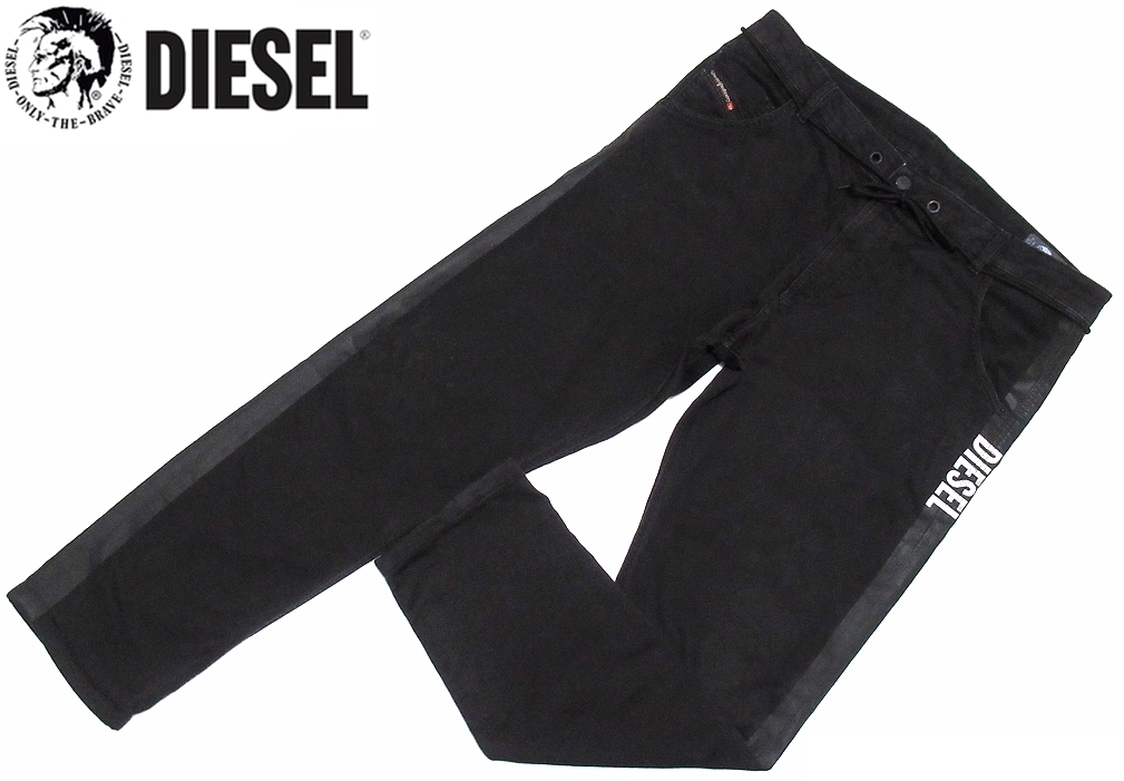 激安大特価，品質保証 ビッグサイズ DIESEL ディーゼル JOGG JEANS ジョグジーンズ KROOLEY-X-SP1-NE 069JH スウェット デニムパンツ ブラック W38 メンズ(W34以上)｜売買されたオークション情報、yahooの商品情報をアーカイブ公 男性用