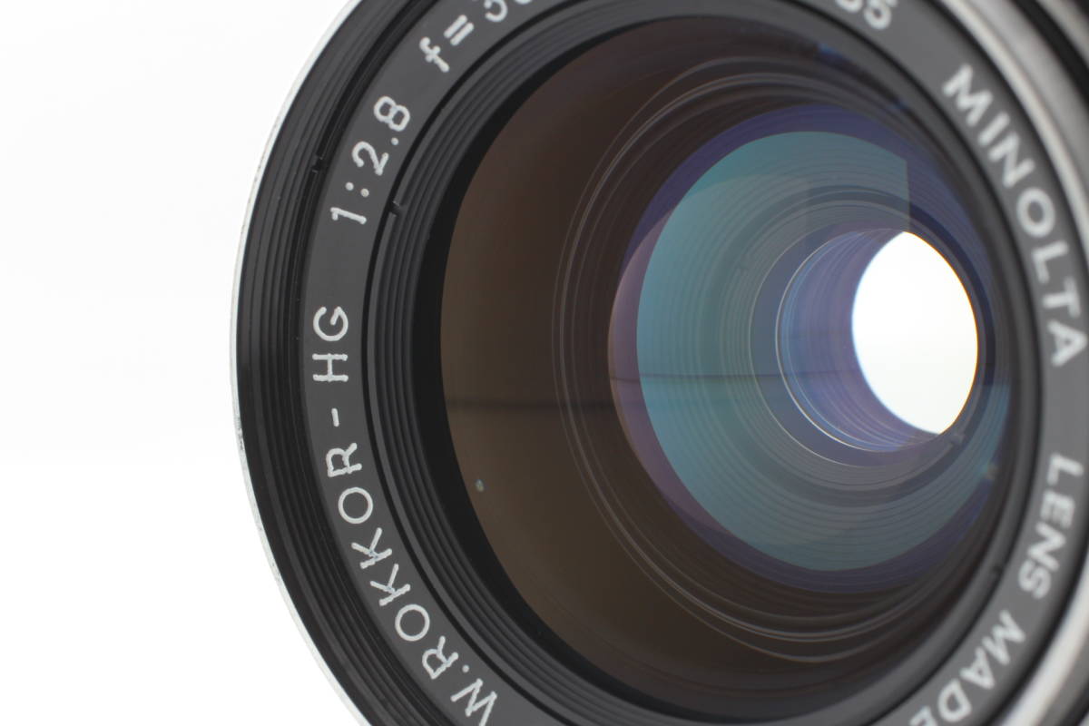 【美品】MINOLTA MC W.ROKKOR-HG 35mm f/2.8 Wide Angle Lens ミノルタ 広角 134@oy_2