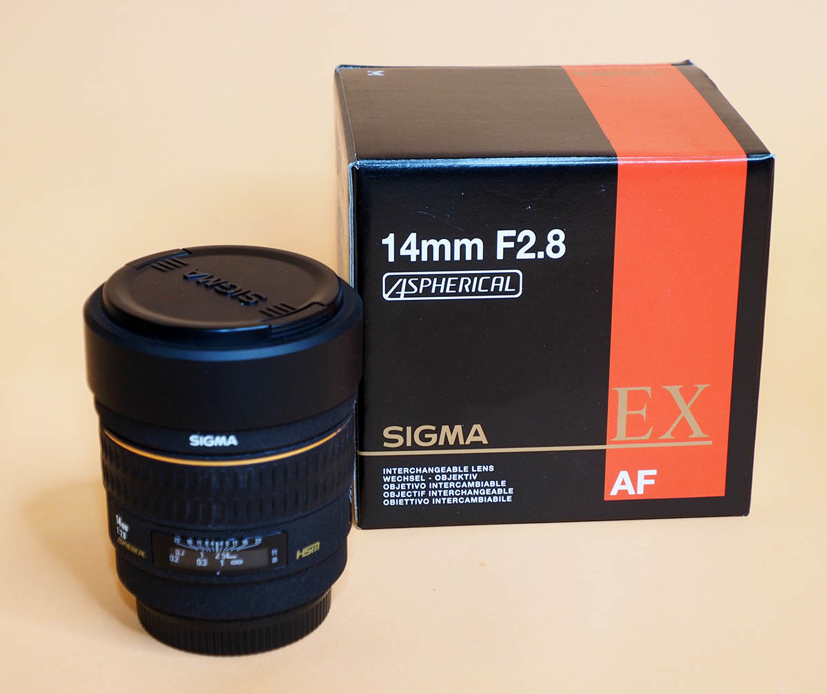 シグマ　14ｍｍ ｆ2.8 EX ASPHERICAL HSM / Canon EF用 美品