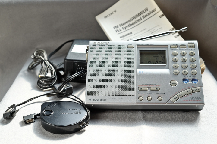 SONY BCLラジオ ICF-SW7600GR オールバンド 動作良好 SONY ICF