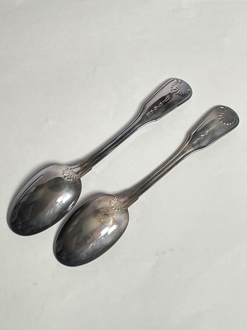 ○ VILLA SILVER 925刻印 カラトリー スプーン 2本セット 約51g 銀食器