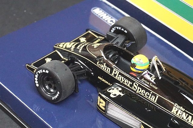 PMA 1/43 ロータス・ルノー 98T A.セナ 1986 JPSロゴ有り (セナ