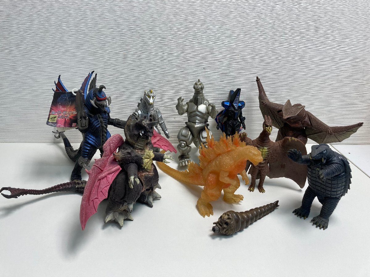☆32-3123】□中古□BANDAI ゴジラシリーズ ガメラシリーズ モスラ