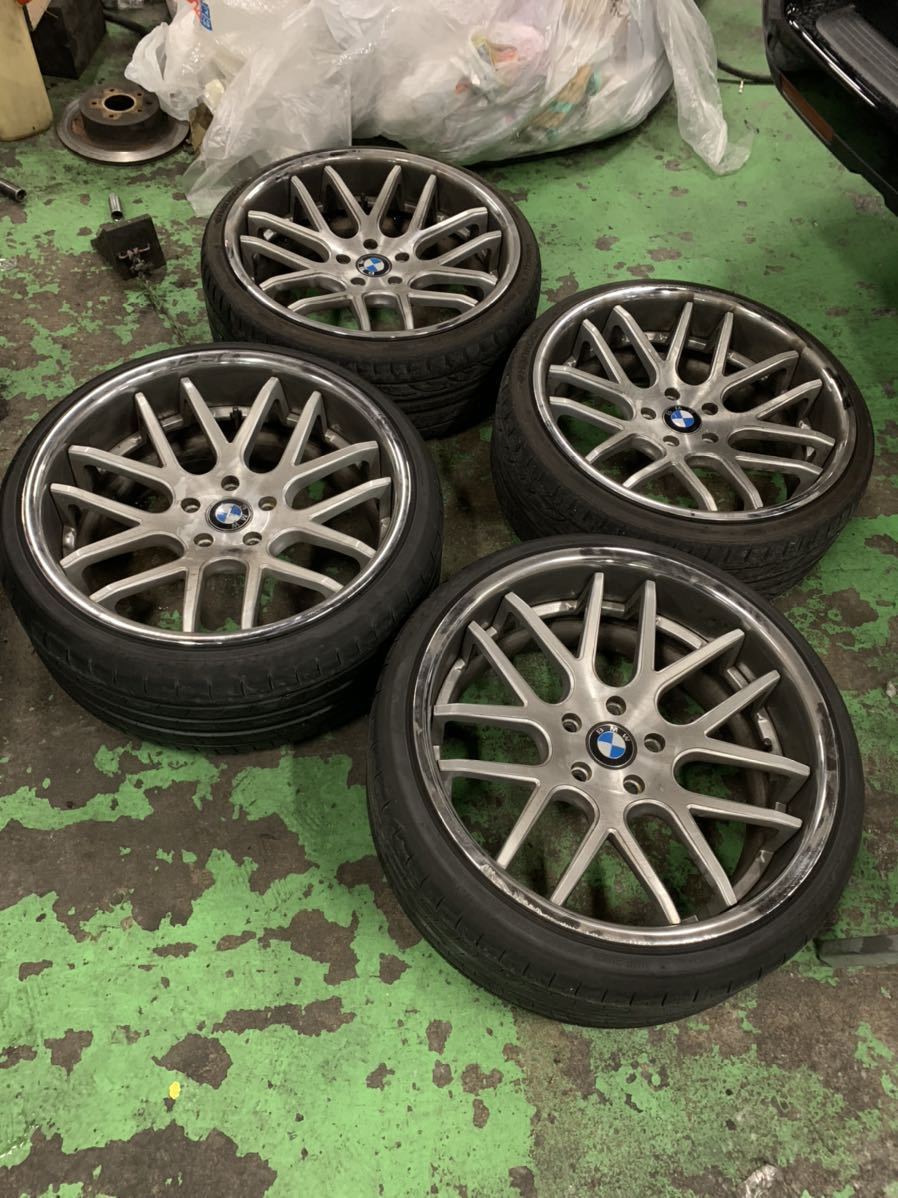 BMW 純ホイ＋アドバンスポーツv107 刺々し 溝あり！ タイヤホイール 