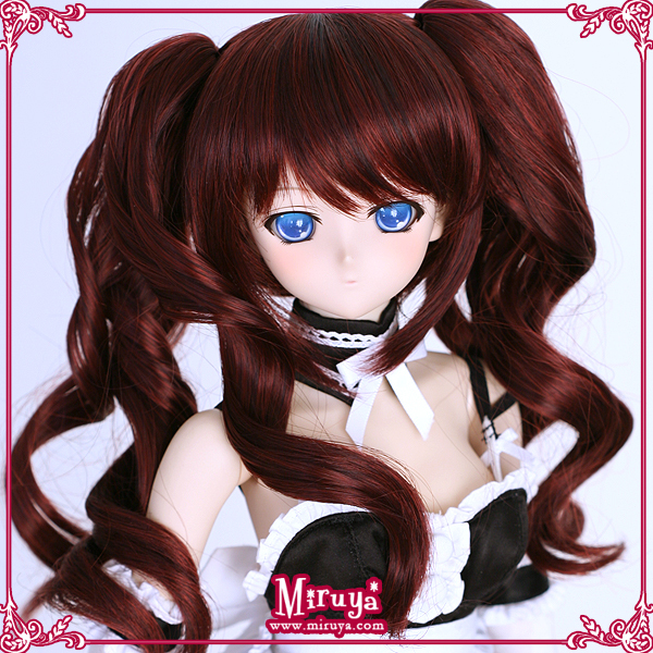 【Miruya】SD/DD用耐熱性ウイッグ・WG116-ディープワイン