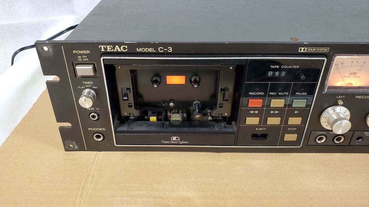 TEAC ティアック C-3X 3ヘッドシングルカセットデッキ ジャンク TEAC カセットデッキ ティアック C-3 (ジャンク品) 公式通販 ジャンク