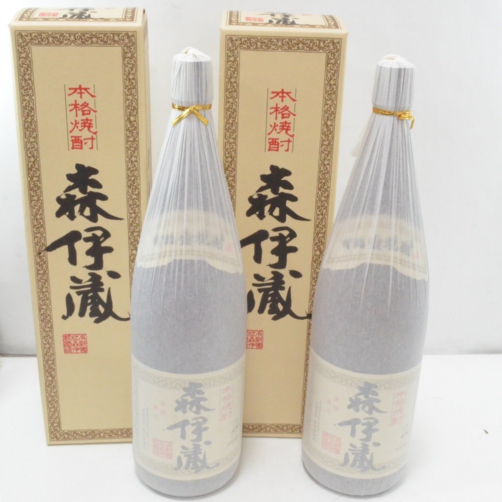 未開封】森伊蔵 1800ml 2本セット ラベル汚れ 森伊蔵 1800ml 本格焼酎 芋
