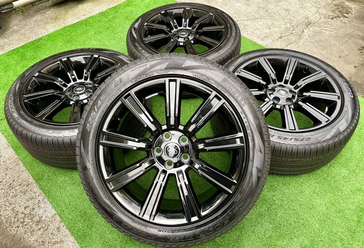 新車外し2022年製★ランドローバー スポーツ 純正 21インチ ホイール★PIRELLI ALL SEASON LR 275/45R21 4本セット★ディスカバリー5