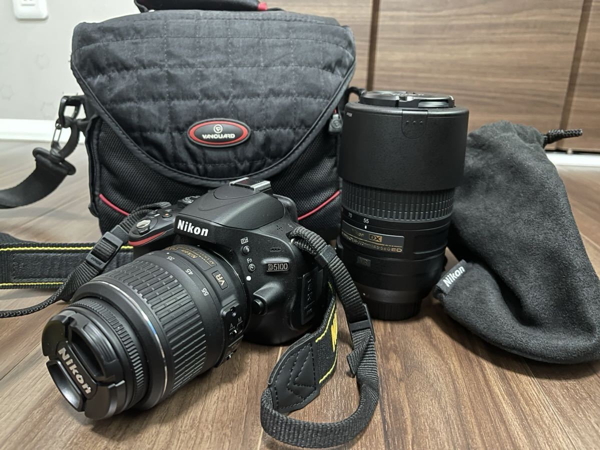 中古ニコン Nikon D5100 ダブルズームキット 大切な