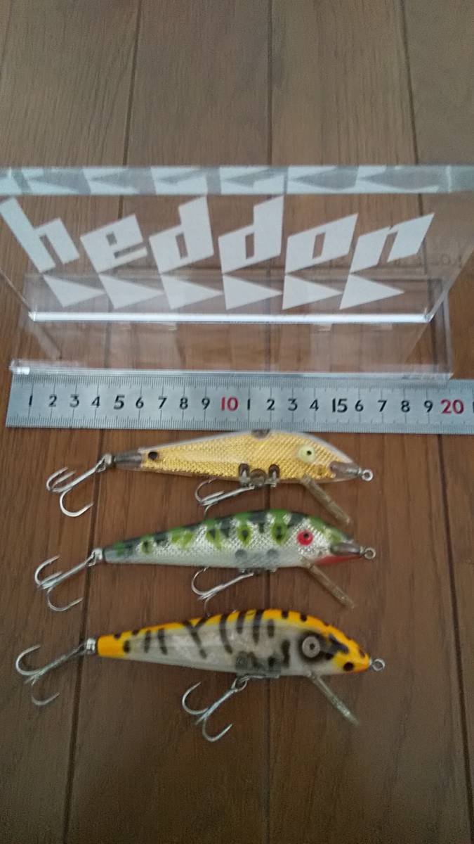 heddon magnum tiger3本+アクリルディスプレイ 検）ヘドン fenwick zeal ザウルス