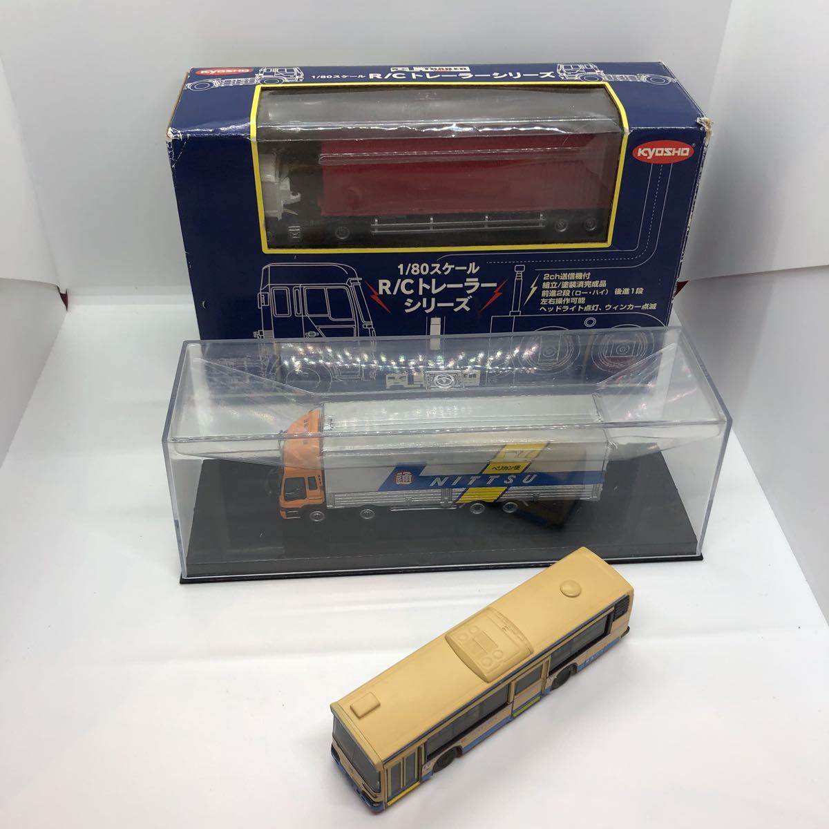 HOスケール 1/80 RCトラック49MHz 京商 日野プロフィア 海コン