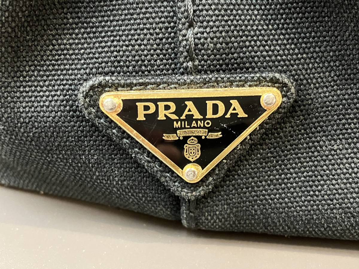 ☆【売り切り】PRADA プラダ カナパ トートバッグ ブラック レディース