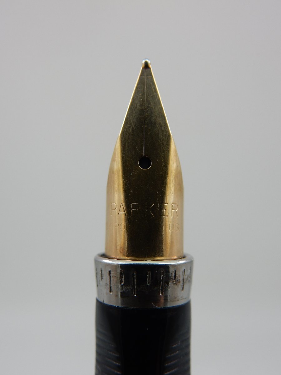 【初期モデル】PARKER スターリング製 万年筆 ペン先 14K・ボールペン スターリングシルバー 万年筆 パーカー PARKER 14K ペン先 ペン先14K