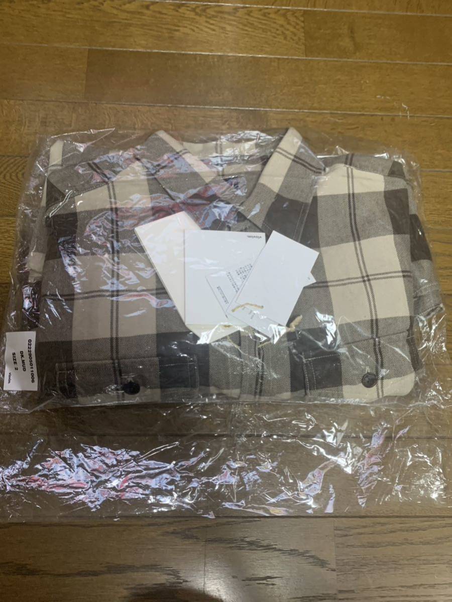 新品 visvim LUMBER L/S (N.D) DK.MUD SIZE 2 サイズ 2 泥染 ICT 