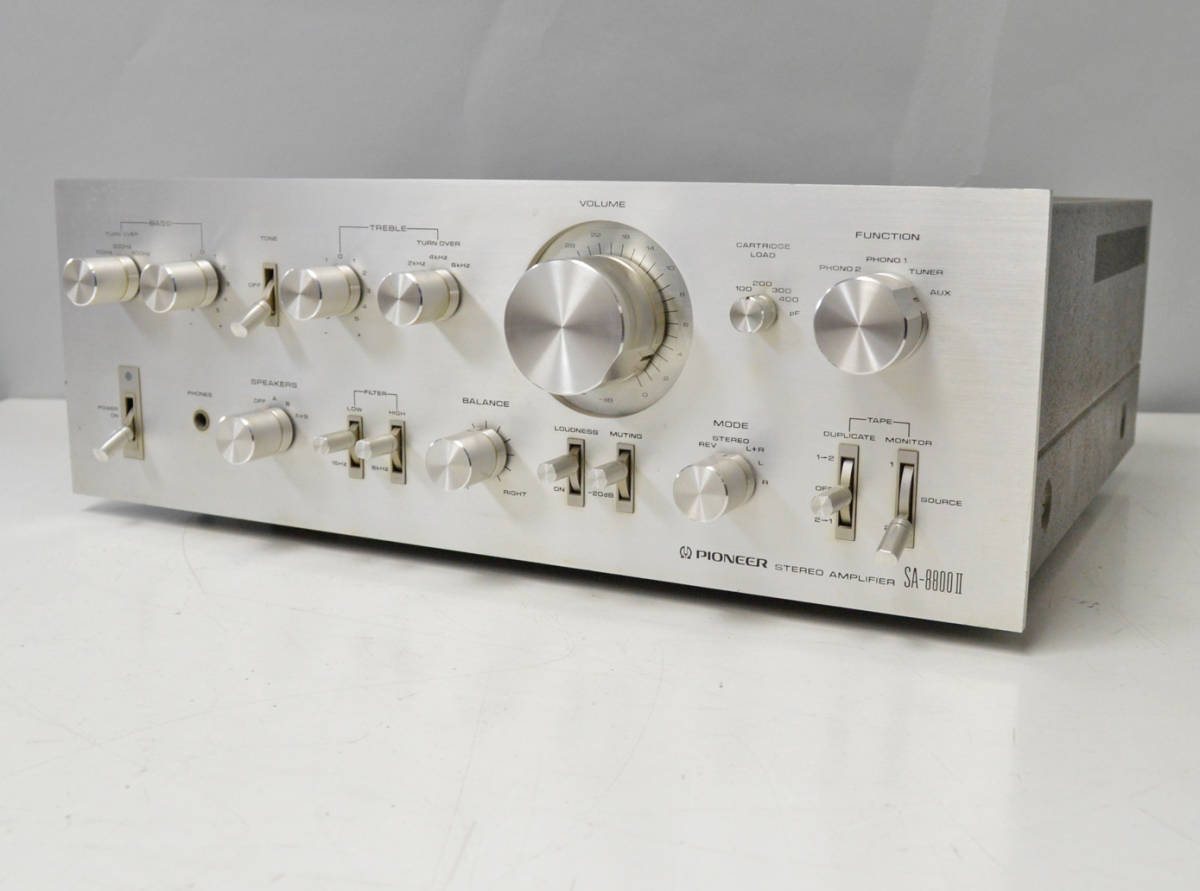動作確認済み！伝説のハイパワーアンプ PIONEER SA-8800II プリメイン