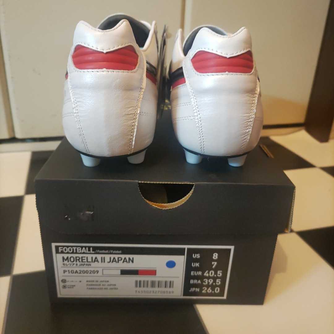 MIZUNO ミズノ MORELIA 2 JAPAN モレリア 26.0cm 未使用 箱付き 白 