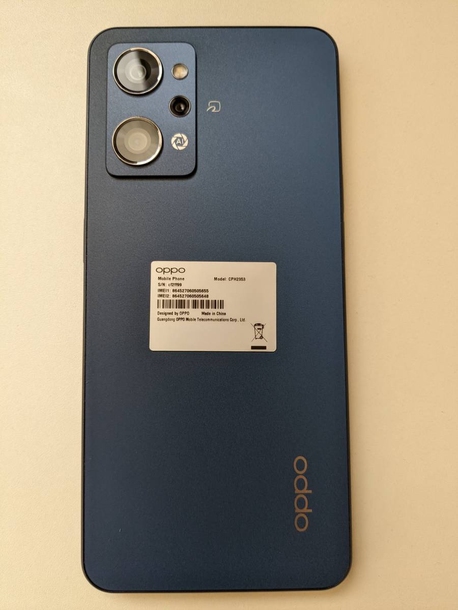 OPPO RENO7a Simフリー（中古）｜携帯電話、スマートフォン