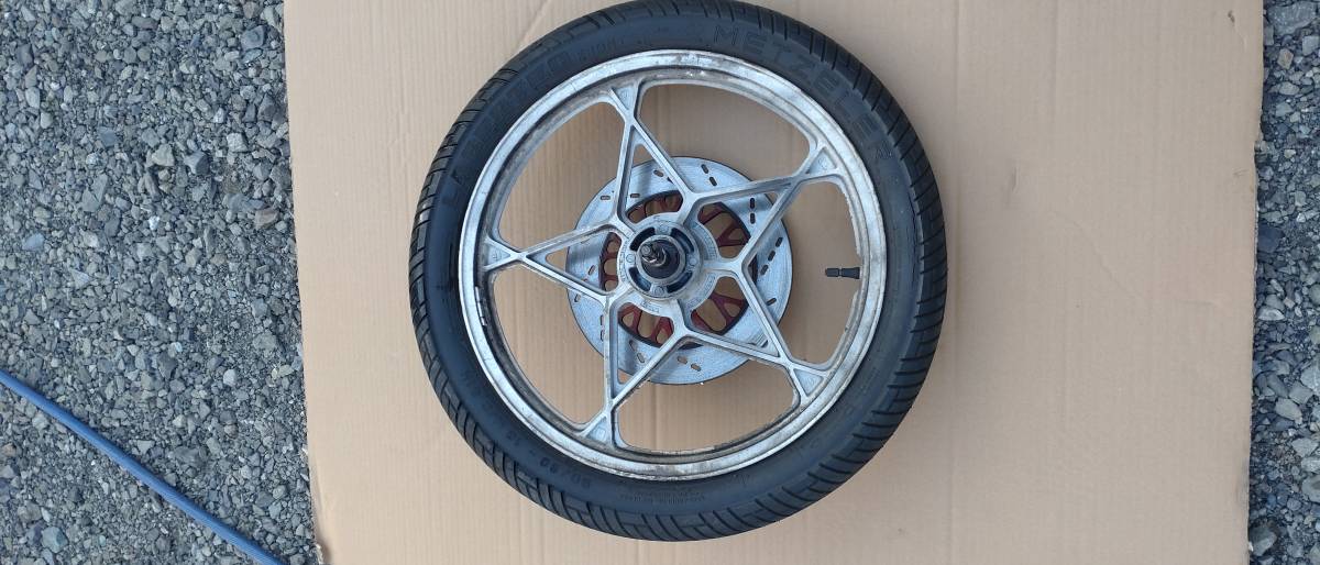 GSX-Eフロント、リアホイール、フロントフォークセット スズキ フロントフォーク ホイール 足回りセット GS400 GSX250E