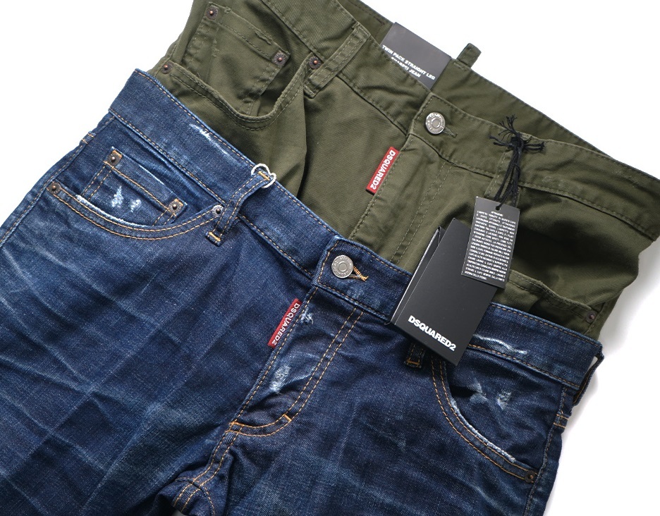新品129,800円【DSQUARED2】ディースクエアード/伊製/20-21AW/TWIN 