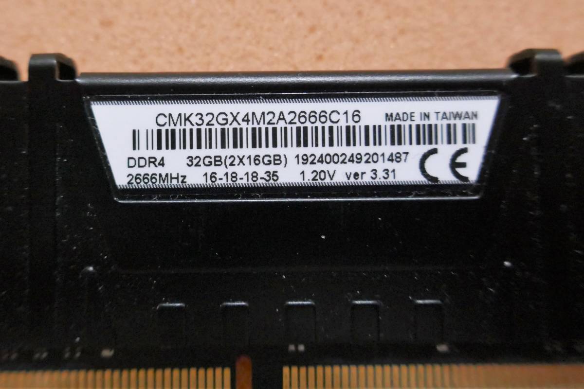 □DDR4 16GB□CORSAIR DDR4-2666 16GB 送料全国210円から