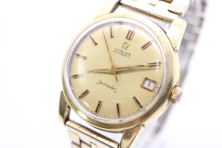 お得，セール ト石 OMEGA オメガ Seamaster シーマスター ゴールド CALENDAR カレンダー 手巻き 稼働品 EAZ01EWH1C(その他)｜売買されたオークション情報、yahooの商品情報をアーカイブ公開 - オークファン シーマスター