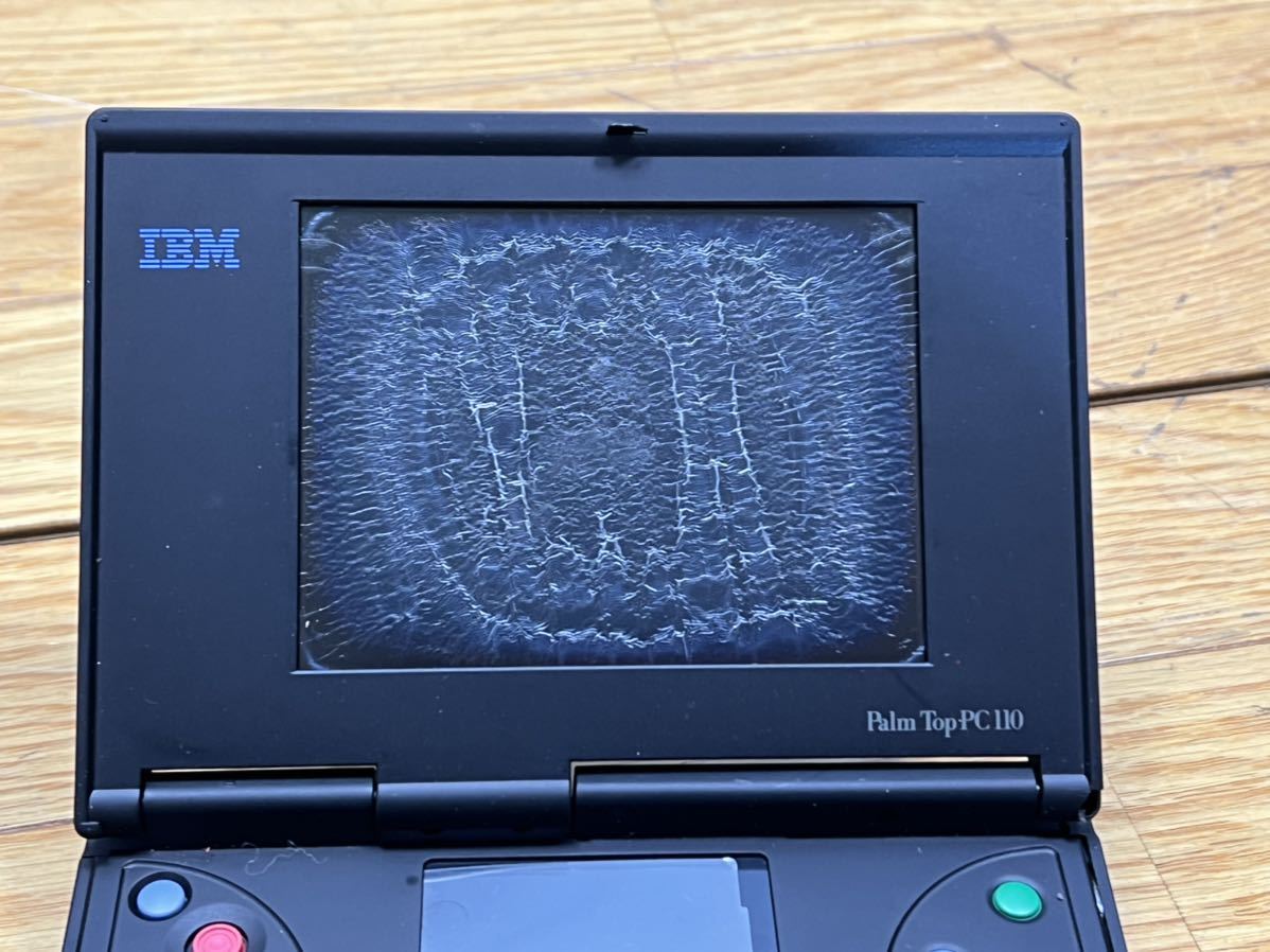 IBM ウルトラマンPC PALM TOP PC 110 2431-YDM コンピュータ画面破損 