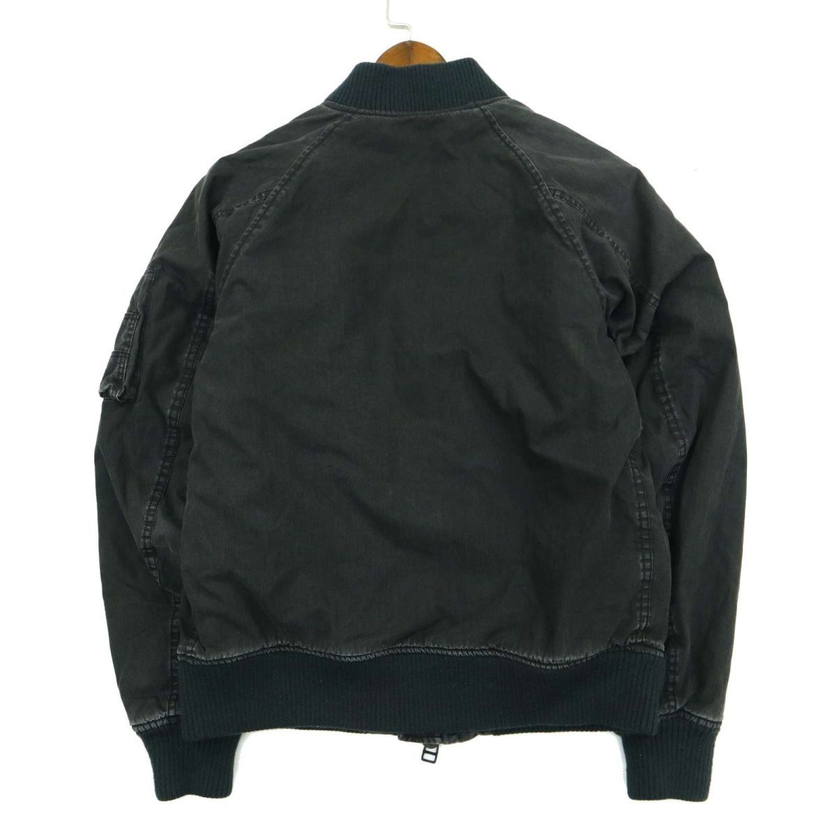 Johnbull ジョンブル 16447SHK 加工 デニム MA-1 中綿 フライト 