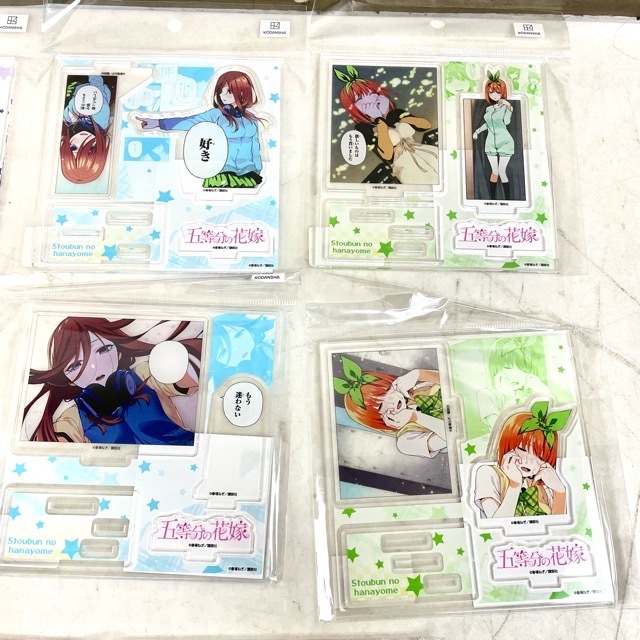 未開封品 五等分の花嫁 フルカラー版 TSUTAYA限定有償特典 アクリル 
