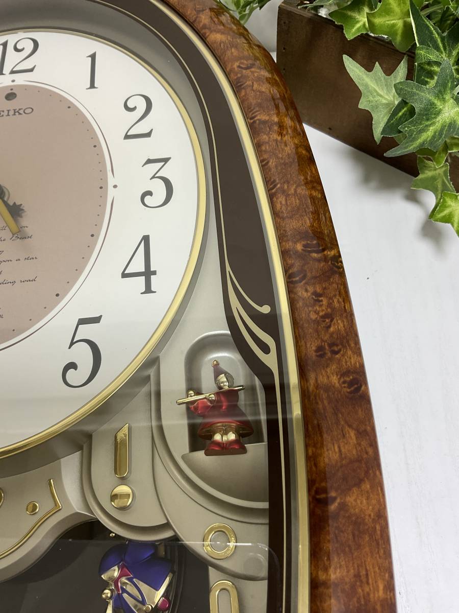 SEIKO セイコー 電波からくり掛け時計 ウェーブシンフォニーRE567G