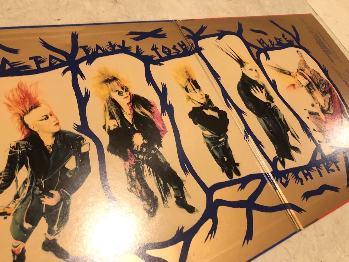 LP ジャケ X JAPAN BLUE BLOOD ブルーブラッドVanishing Vision 