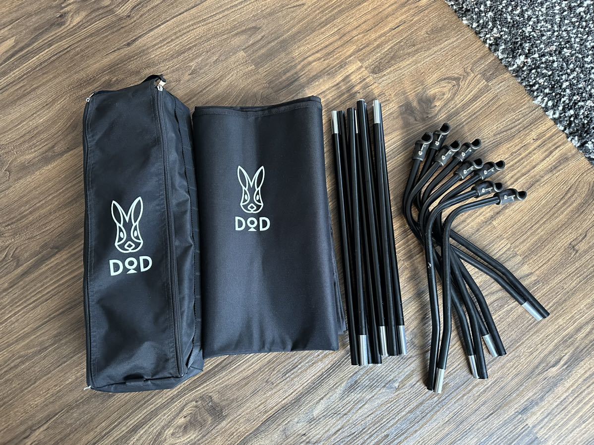 DOD バッグインコット キャンピングベッド コット 中古 ブラック