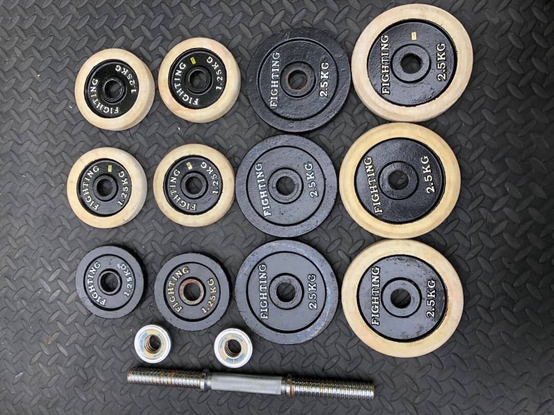 FIGHTING ROAD ダンベルプレート メルカリ - 4枚 1.25kg 5kg ×4枚
