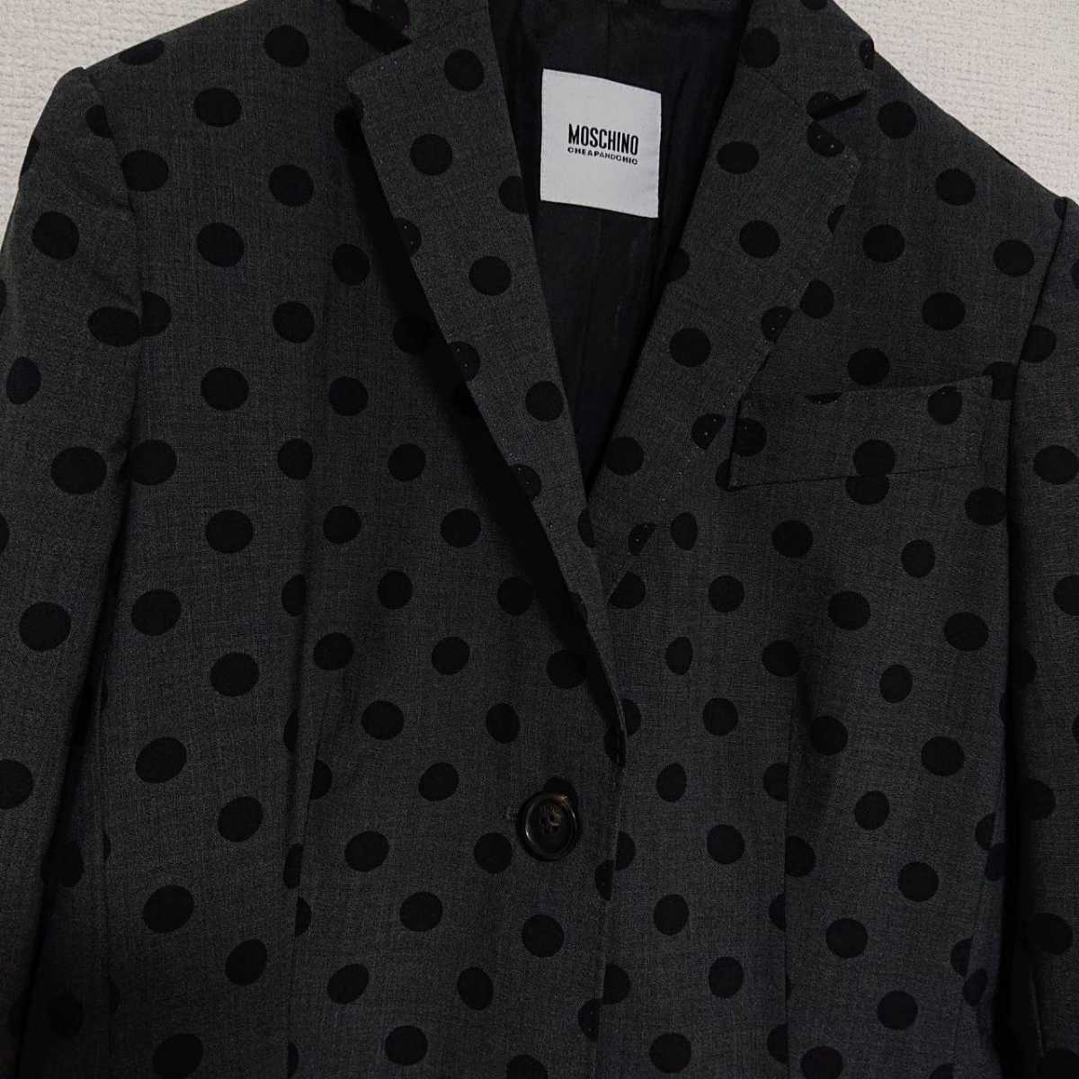MOSCHINO モスキーノ ジャケット テーラードジャケット ドット 水玉 
