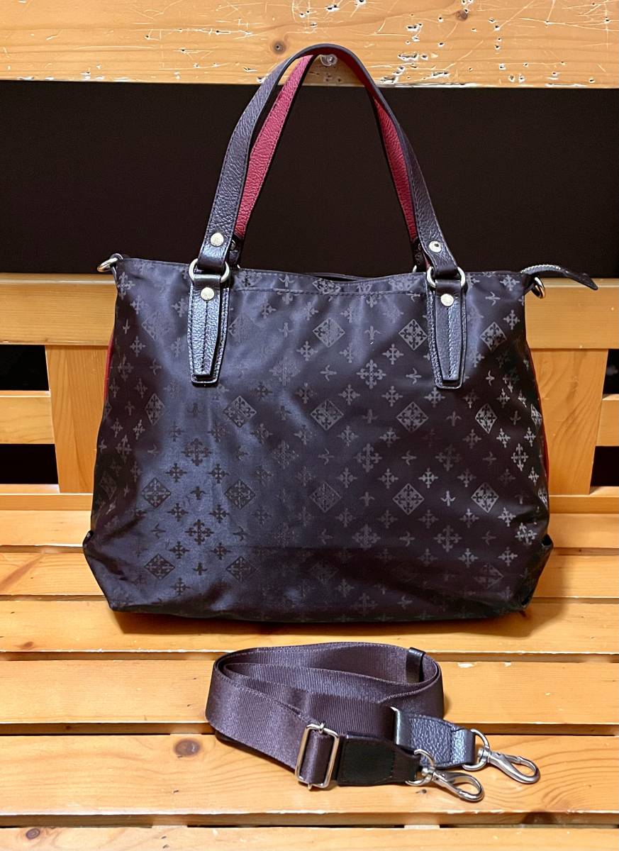 ラシット☆2wayトートバッグ ダークブラウン