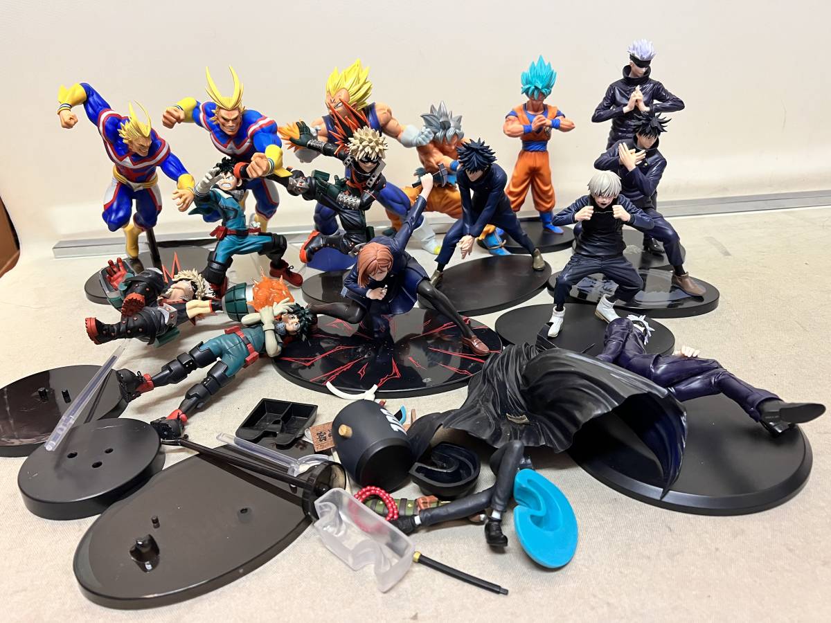 ◇43-6 現状品 フィギュア プライズ まとめ 鬼滅の刃 ドラゴンボール 