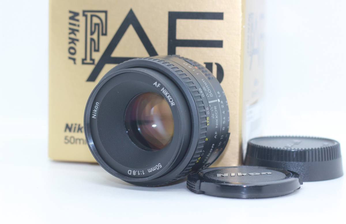 ☆極上品☆ NIKON ニコン AF NIKKOR 50mm F1.8D 付属多数 #N081 AF 50mm