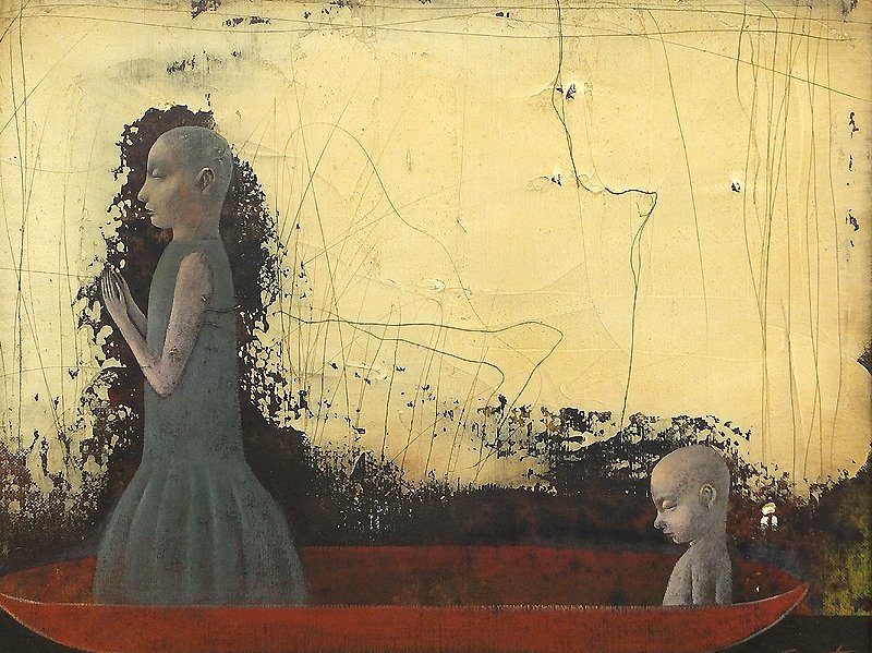 『彩光る』　油彩肉筆画 彩光る』 油彩肉筆画