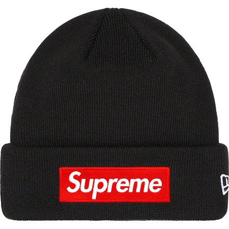 人気，爆買い 22FW Supreme New Era Box Logo Beanie Black シュプリーム ニューエラ ボックス ロゴ ビーニー ブラック 黒 ニットキャップ(帽子)｜売買されたオークション情報、yahooの商品情報をアーカイブ公開 - オー 服飾小物
