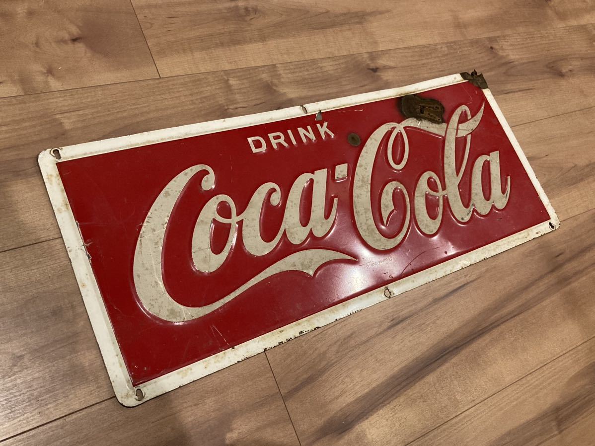 コカ・コーラ 看板 昭和レトロ ヴィンテージ（◎【昭和レトロ