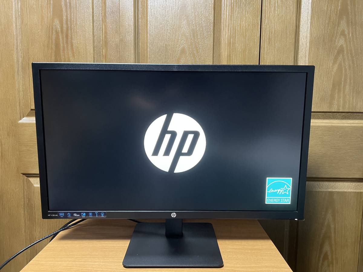 美品】HP V28 4K 28インチ 4K液晶モニター 電源ケーブル付き Amazon.co.jp: