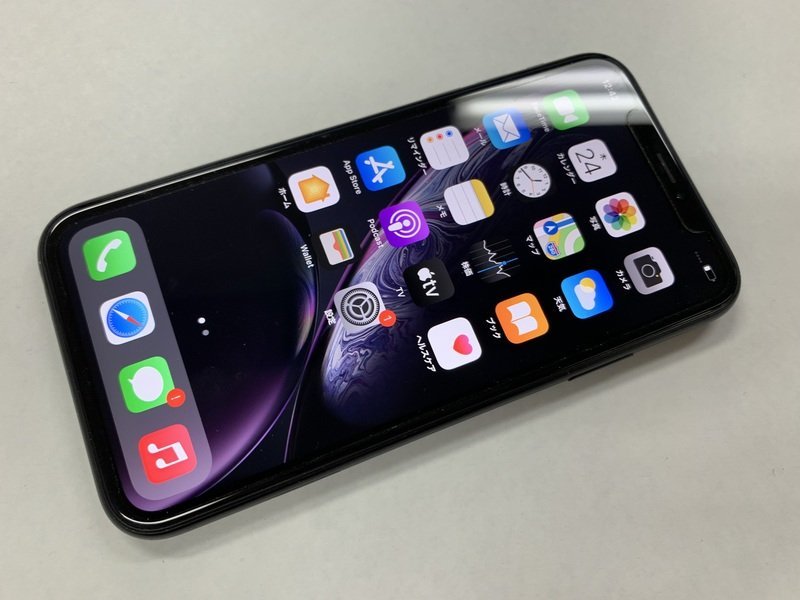 BY169 SIMフリー iPhoneXR ブラック 128GB ジャンク ロックOFF